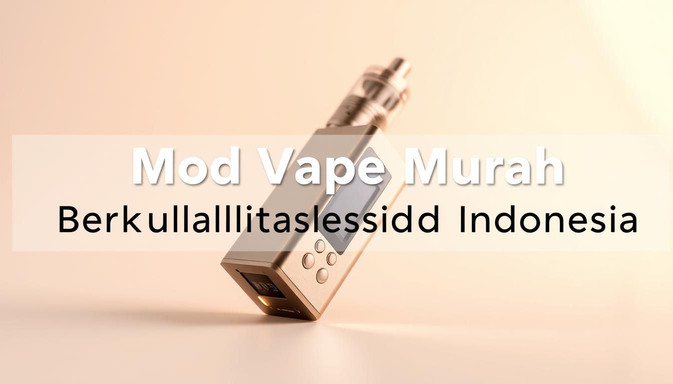 Mod Vape Murah Berkualitas: Panduan Memilih untuk Pengalaman Vaping Optimal