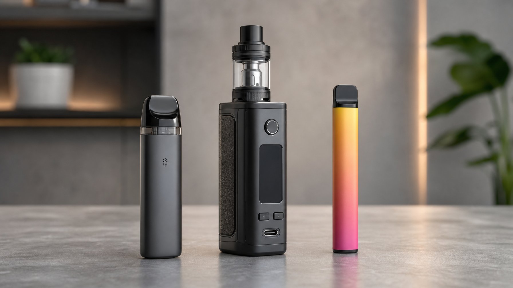 Perbedaan Jenis Vape Terbaru Pod System, Mod, dan Disposable: Panduan Lengkap untuk Pengguna