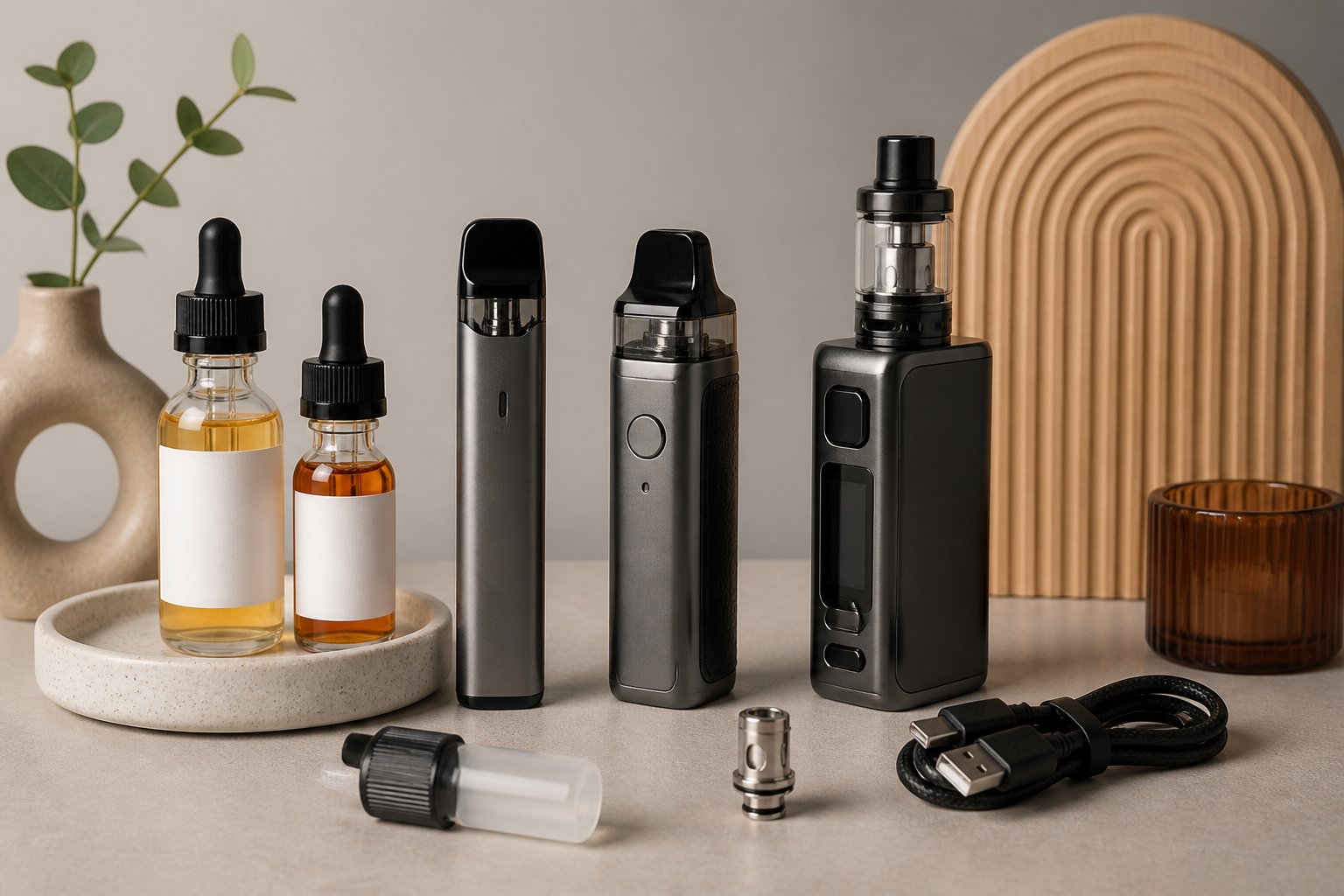 Pilihan Jenis Vape untuk Liquid Freebase dan Garam Nikotin